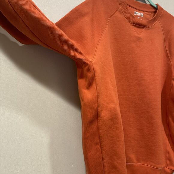 NWOT Duluth Trading Co Crewneck Sweatshirt Orange Heavyweight Cabin Mens XLT - Picture 5 of 7